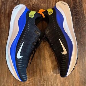 Nike React X Infinity Run Flyknit 4 Black Blue Mens Running DR2665-005‎ SZ 9 NEW
